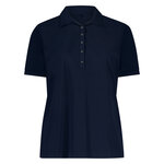 Polo shirt ss in het navy van Plus Basics.