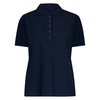 Polo shirt ss in het navy van Plus Basics.