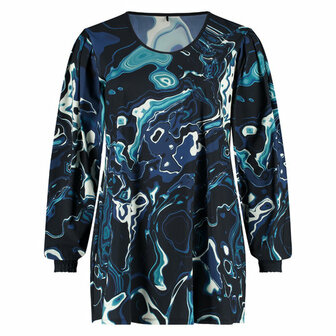 Puff top Blue