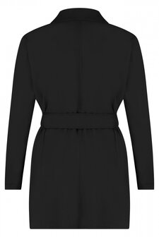Wrap Jacket van Plus Basics in mokka