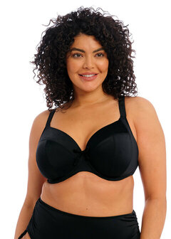 Elomi Plain sailing black Uw Bikini Top.