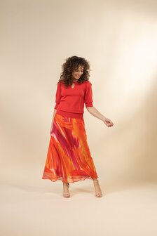 Maud Label Dot rood