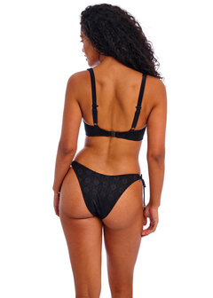 Freya Bikini High Leg Bikini Brief in het zwart.