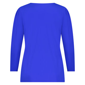 Plus Basics T-shirt met ronde hals in Royal Blue