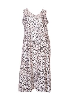 Singlet jurk in panter print van only-M.