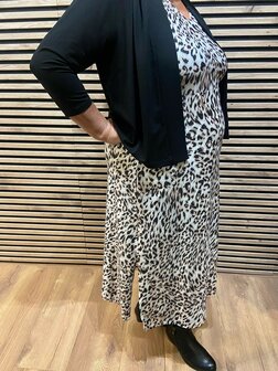 Singlet jurk in panter print van only-M.