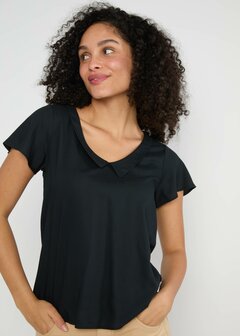 Blouse Blutsgeschwister Feed the Birds black