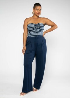 Blutsgeschwister broek model Culotte inner cornflower