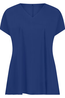 Plus Basics top SS light in de kleur Ink Blue