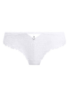 Brief model slip van Freya in het wit.