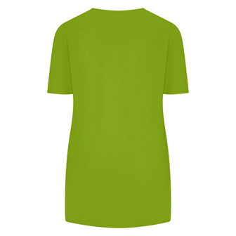 Plus Basics T-shirt slim fit in de kleur Kiwi