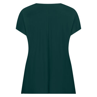 Plus Basics top SS light in de kleur Bottle Green.