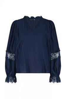 Label Dot Aicha blauw