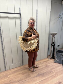 Jean Marc Philippe blouse in bruin tinten