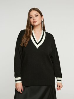 Mat Fashion Loose fit trui.