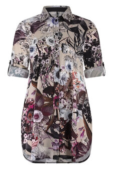 Plus Basics lange blouse Winter Garden
