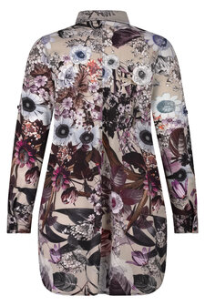 Plus Basics lange blouse Winter Garden