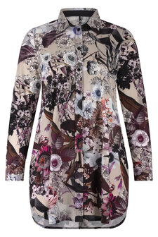 Plus Basics lange blouse Winter Garden