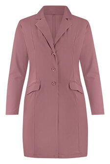 Plus basics lange blazer mauve