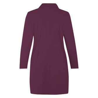 Plus basics lange blazer Burgundy