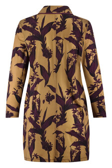 Plus Basics lange blazer Elegant Flowers