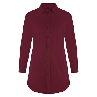 Blouse long  van Plus Basics Berry