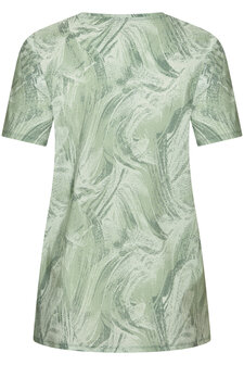 Plus Basics T-shirt met V- hals 