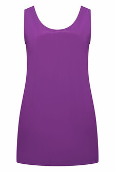 Plus basics singlet long lavender