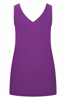 Plus basics singlet long lavender
