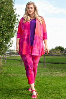 Plus Basics midi blazer serie Bright Batik