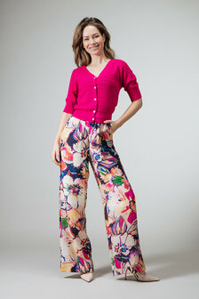 Label Dot Kim fuchsia