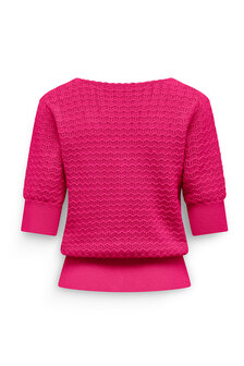 Label Dot Kim fuchsia