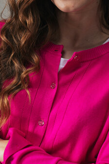 Label Dot Kim fuchsia