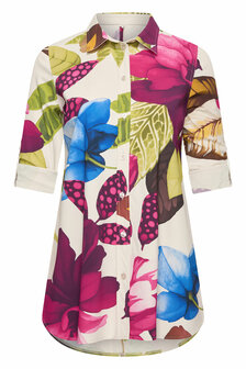 Blouse midi  van Plus mega Flower