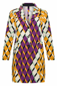 Plus Basics midi blazer serie Summer Graphic