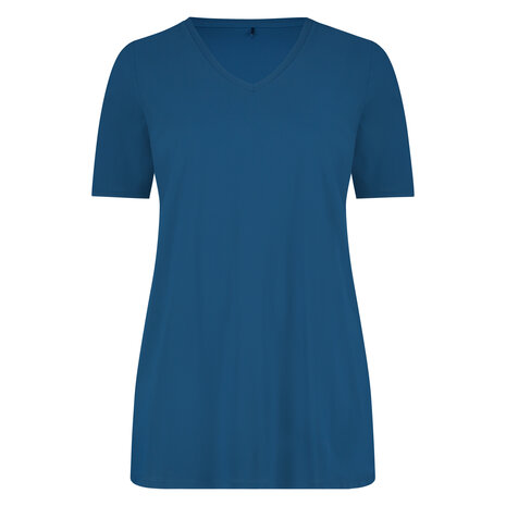 T-shirt met V-hals van Plus Basics