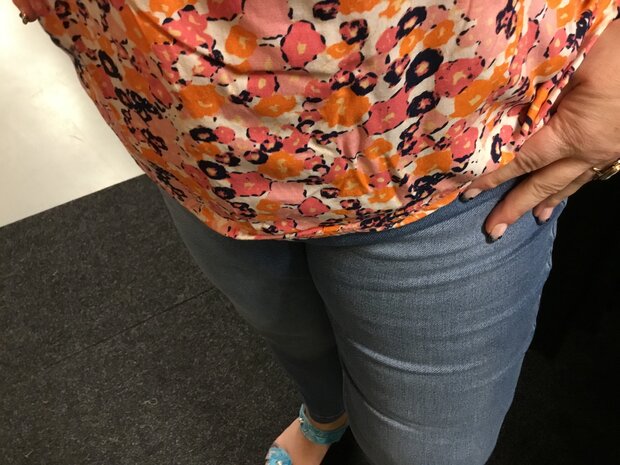 Fransa blouse met print.
