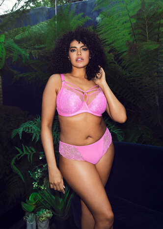 Elomi full brief slip pink
