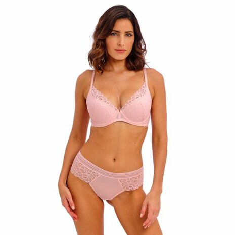 Raffine UW Plunge bh serie Silver Pink.