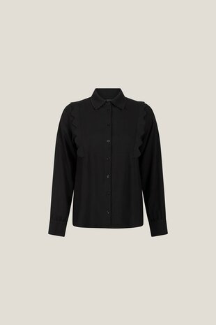 Blouse Jansen Amsterdam in het zwart
