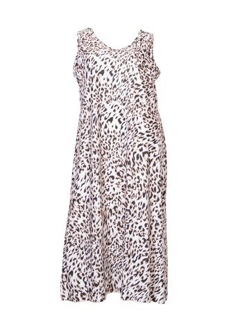 Singlet jurk in panter print van only-M.