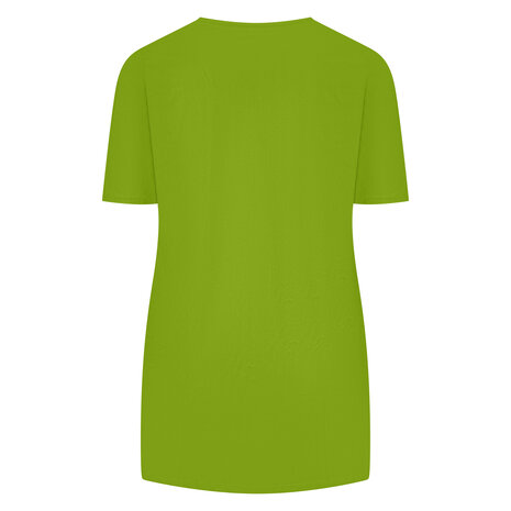 Plus Basics T-shirt slim fit in de kleur Kiwi