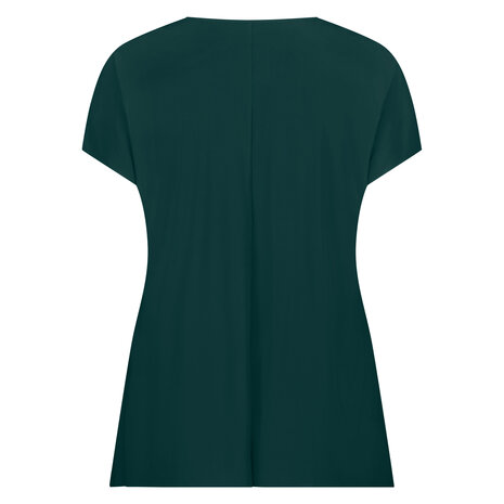 Plus Basics top SS light in de kleur Bottle Green.