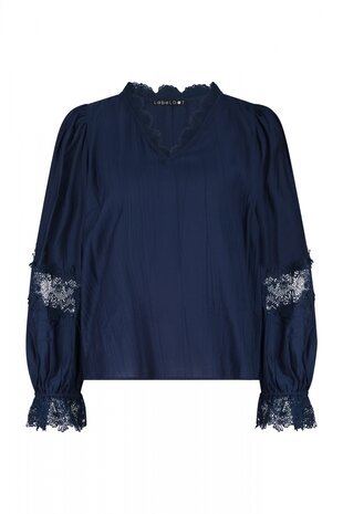 Label Dot Aicha blauw