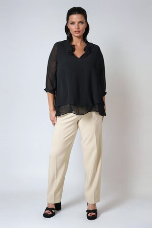 Jean Marc Philippe blouse zwart