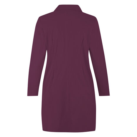 Plus basics lange blazer Burgundy