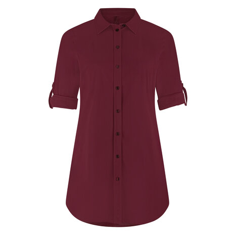 Blouse long  van Plus Basics Berry