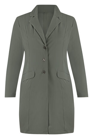 Plus basics lange blazer Mud