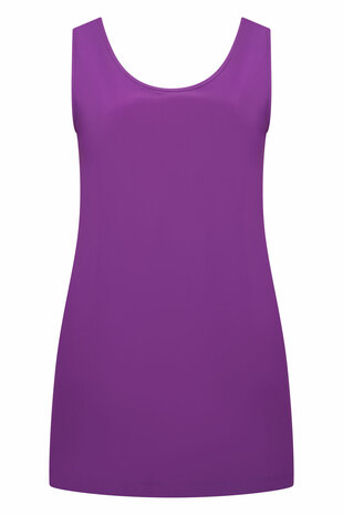 Plus basics singlet long lavender