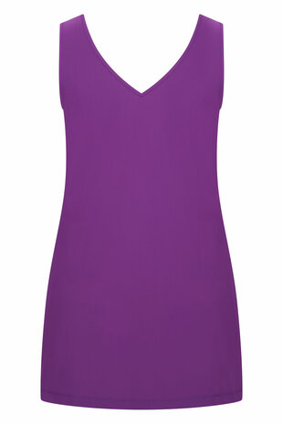 Plus basics singlet long lavender